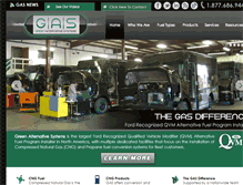 Tablet Screenshot of greenalternativesystems.com